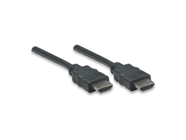 High Speed HDMI Kabel mit Ethernet HDMI Anschluss Bandridge 1 m Schwarz