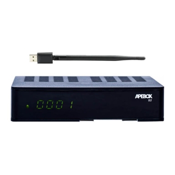 APEBOX S2+ FULL HD 1080P H.265 LAN WIFI DVB-S2 SAT MULTIMEDIA IP RECEIVER