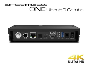 Dreambox One Combo Ultra HD BT 1x DVB-S2X / 1xDVB-C/T2 Tuner 4K