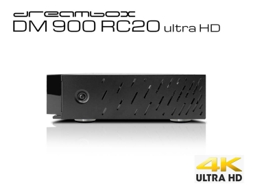 Dreambox DM 900 RC20 UHD 4K 1xDual DVB-S2X MS Tuner E2 Linux PVR ready
