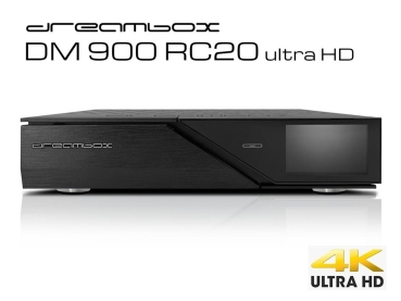Dreambox DM 900 RC20 UHD 4K 2xDVB-S2X / 1xDVB-C/T2 Tripple MS Tuner E2 Linux PVR ready