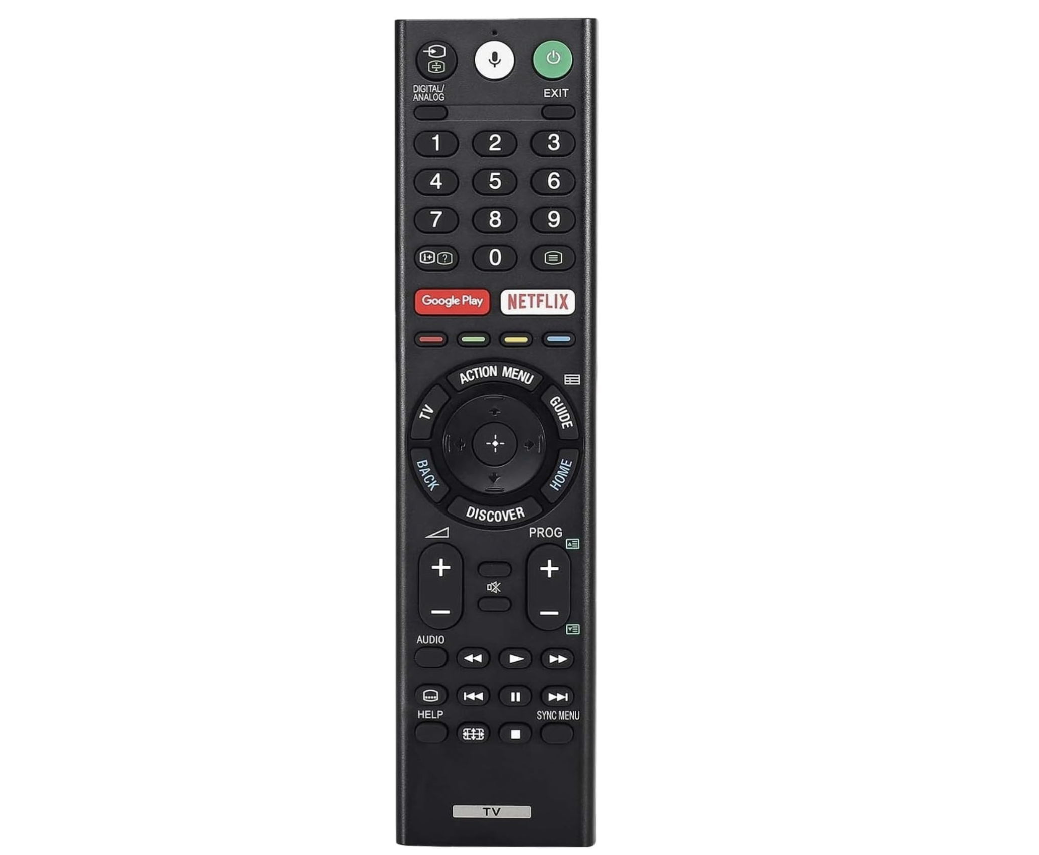 SONY TV RMT-TX200P Original Ersatz-Fernbedienung NETFLIX & Google Play Sprachfunktion & Bluetooth