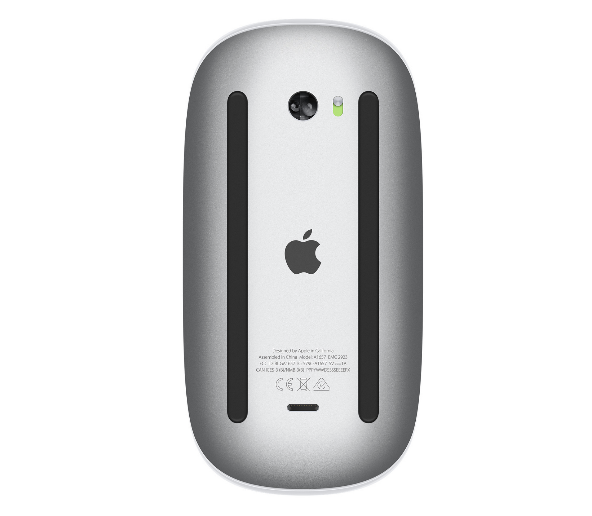 Apple Magic Mouse Beidhändig Bluetooth Multi-Touch weiss