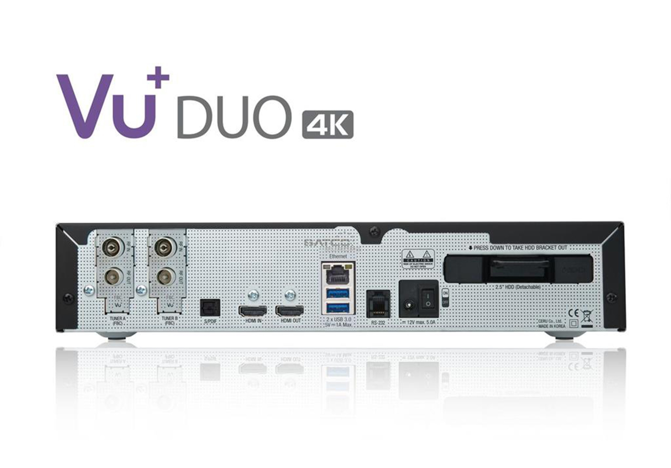 VU+ Duo 4K SE 2x DVB-C FBC Linux Receiver