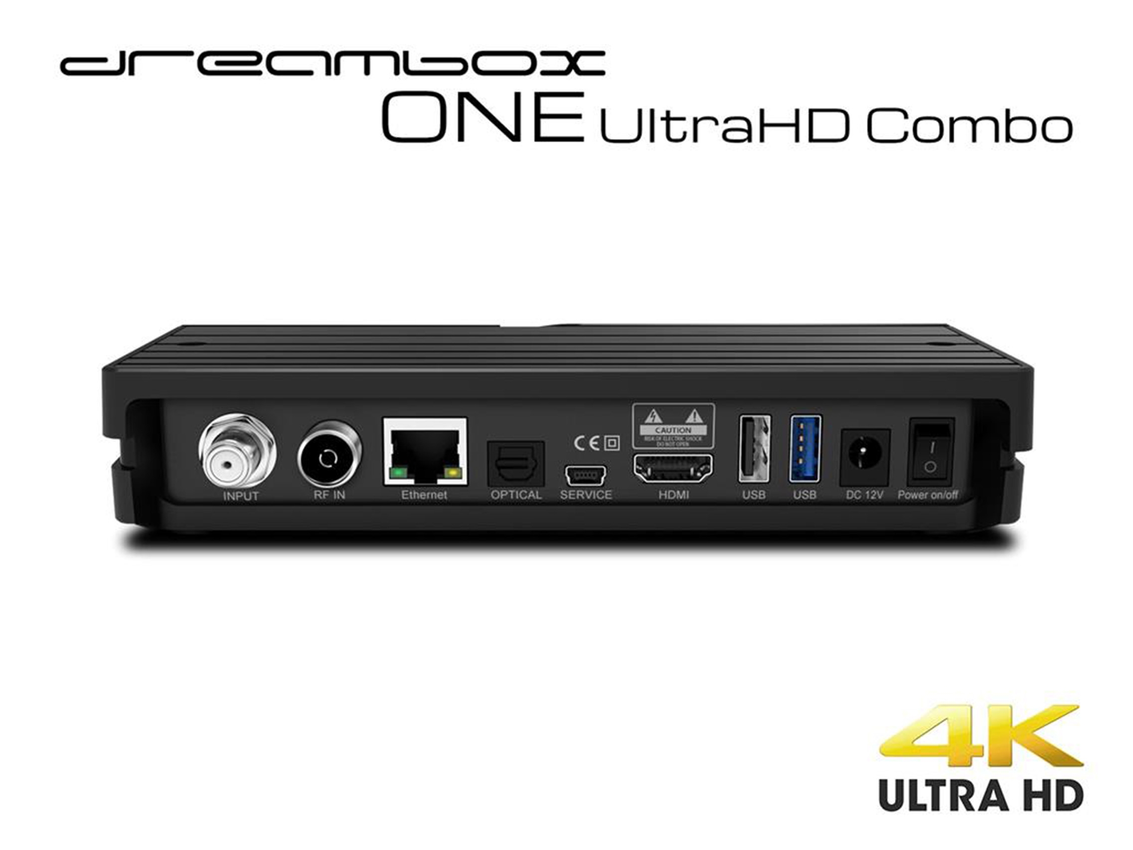 Dreambox One Combo Ultra HD 1x DVB-S2X MIS 1xDVB-C/T2 Tuner 4K