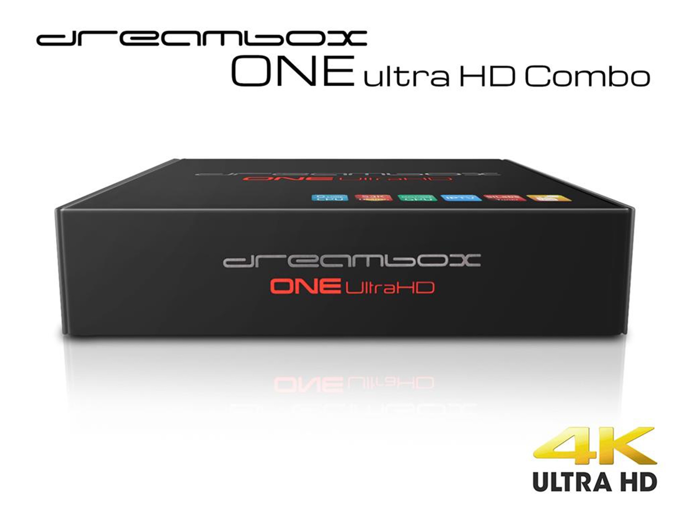 Dreambox One Combo Ultra HD 1x DVB-S2X MIS 1xDVB-C/T2 Tuner 4K
