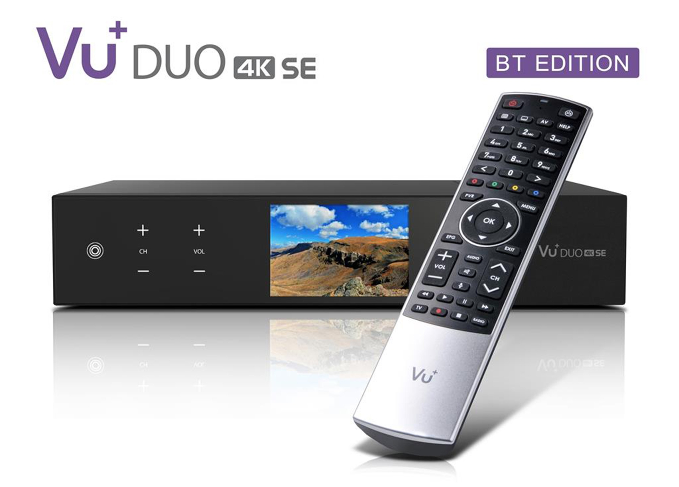 VU+ Duo 4K SE BT 1xDVB-S2X FBC Twin/1x DVB-T2 DUAL Linux Receiver